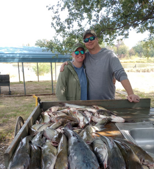 Lake Fork's legendary Catfish grounds.